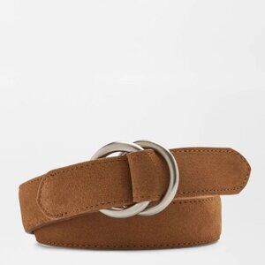Peter Millar O-Ring Suede Belt MS24XA11 TRBNO Size 40 Men’s USA